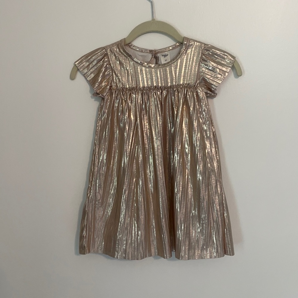 OshKosh gold dress (3T)